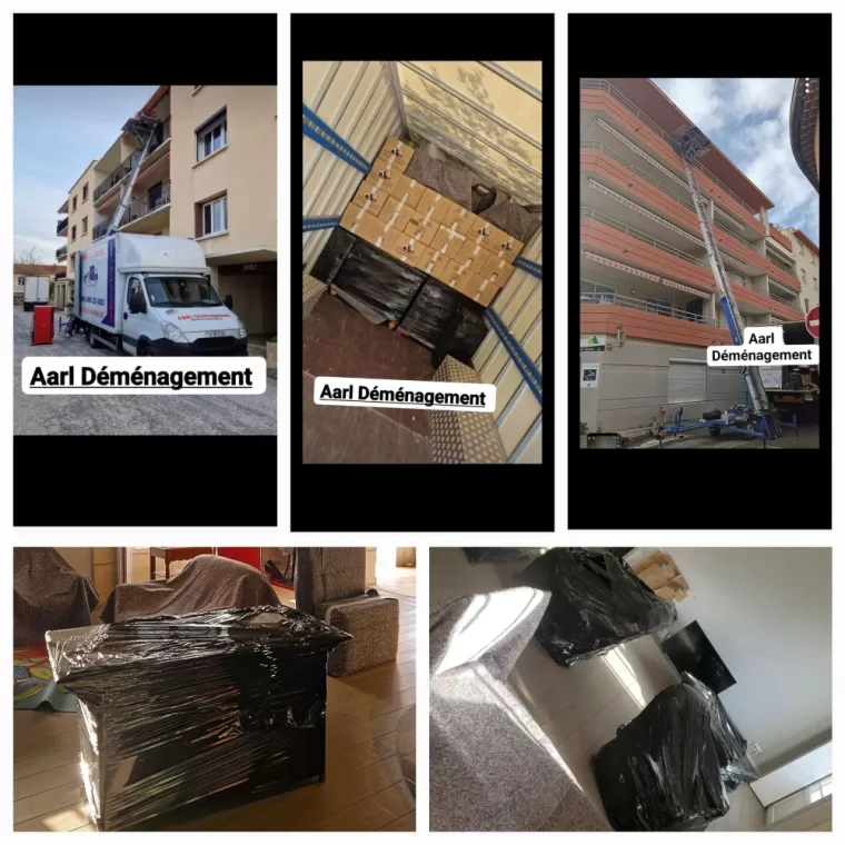 Déménagement avec monte meubles sur Alès , Mons, AARL Garde-meubles